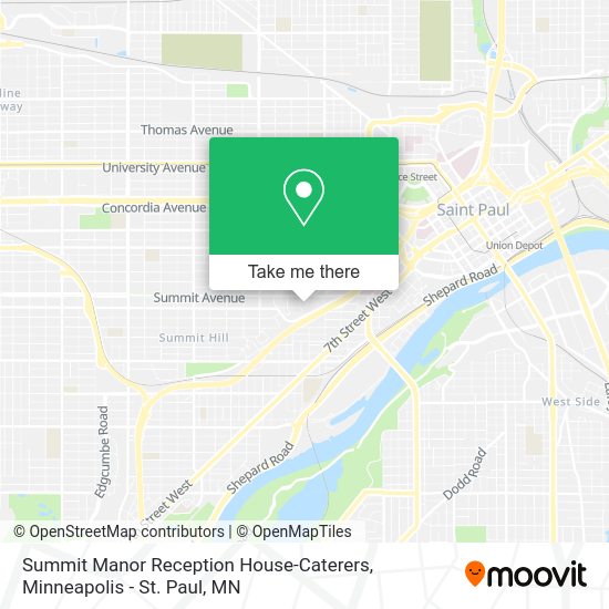 Mapa de Summit Manor Reception House-Caterers