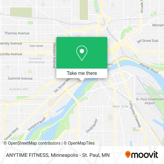 Mapa de ANYTIME FITNESS