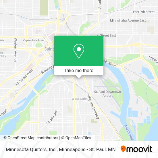 Minnesota Quilters, Inc. map
