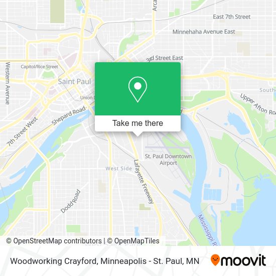 Woodworking Crayford map