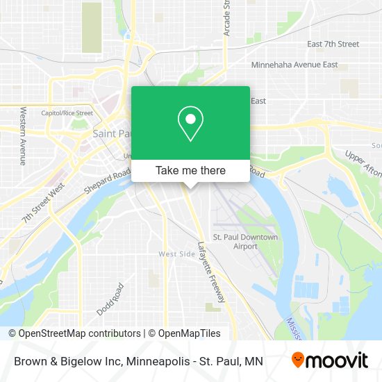 Brown & Bigelow Inc map