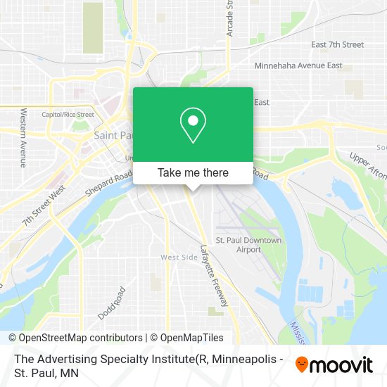 Mapa de The Advertising Specialty Institute