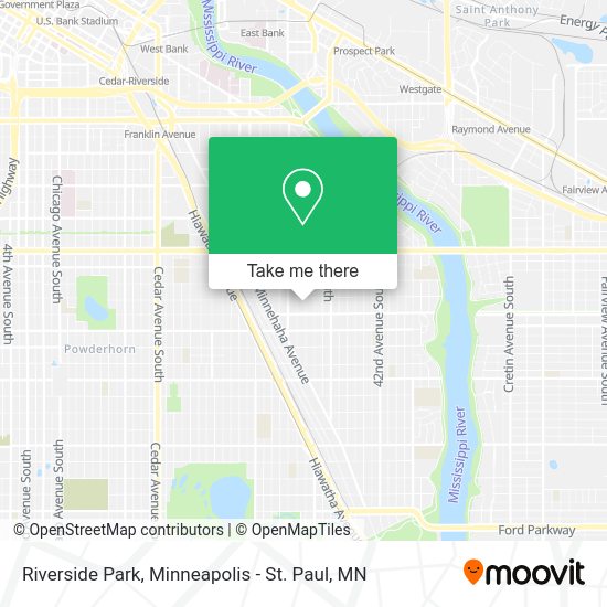 Mapa de Riverside Park