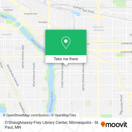 Mapa de O'Shaughnessy-Frey Library Center