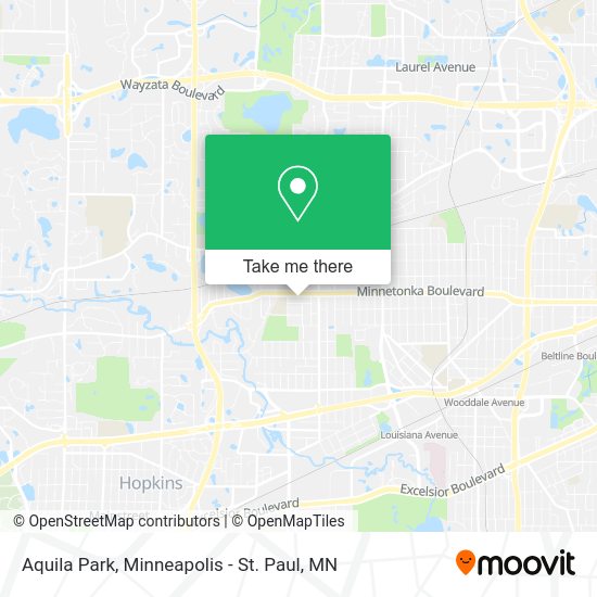 Aquila Park map
