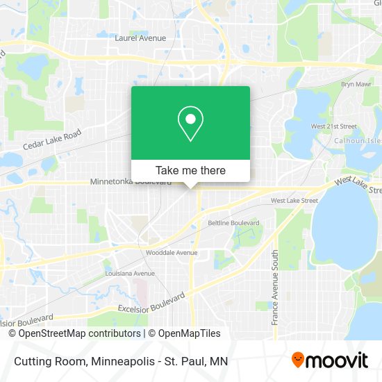 Mapa de Cutting Room