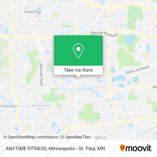 ANYTIME FITNESS map