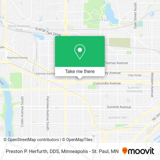 Mapa de Preston P. Herfurth, DDS