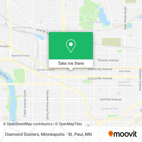 Diamond Dusters map