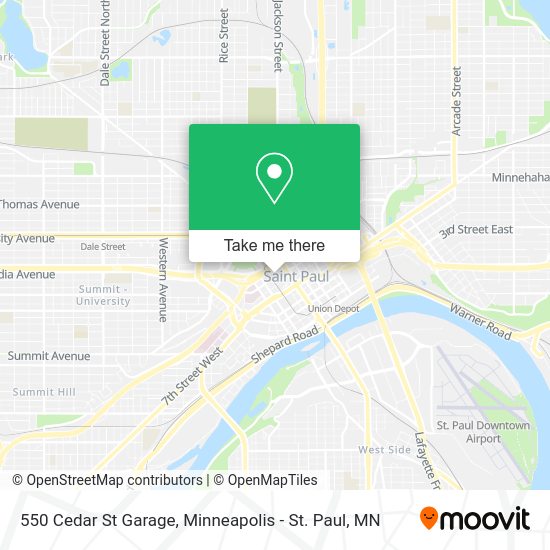 550 Cedar St Garage map