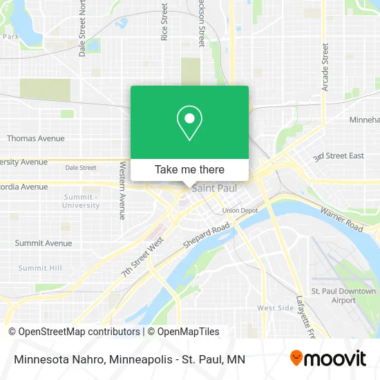 Minnesota Nahro map