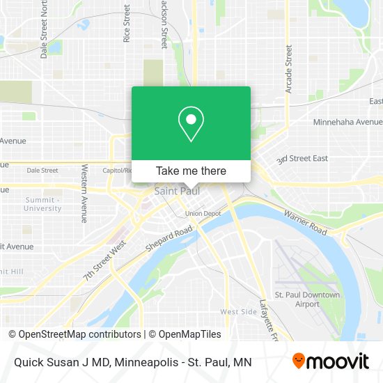 Quick Susan J MD map