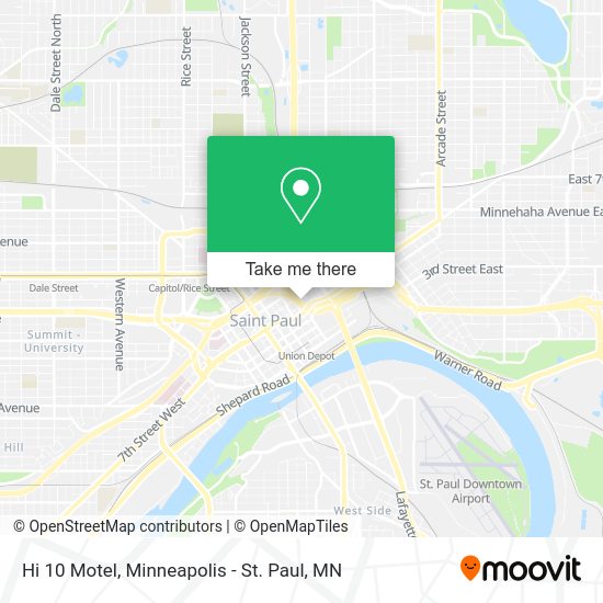 Hi 10 Motel map