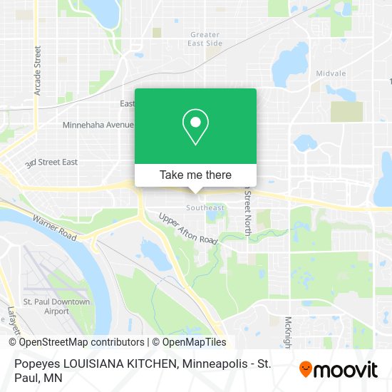 Popeyes LOUISIANA KITCHEN map