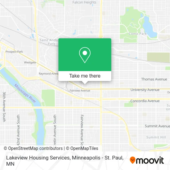 Lakeview Housing Services map