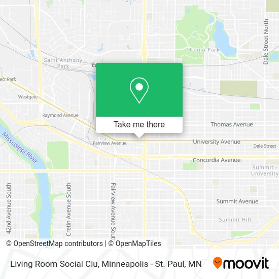 Mapa de Living Room Social Clu