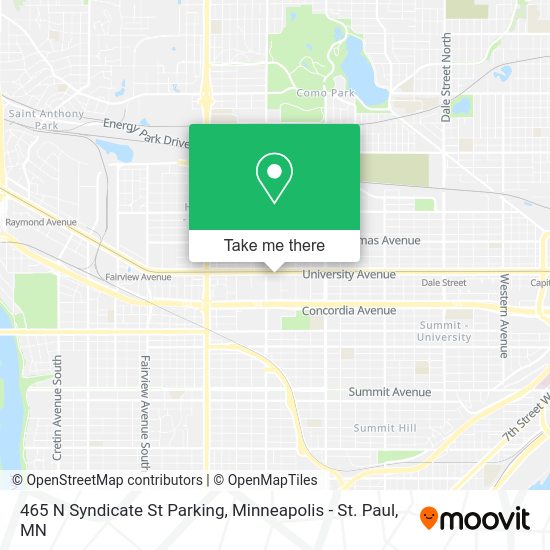 465 N Syndicate St Parking map