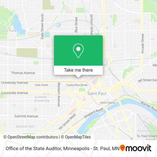 Mapa de Office of the State Auditor