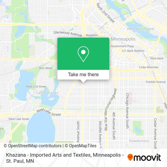 Khazana - Imported Arts and Textiles map