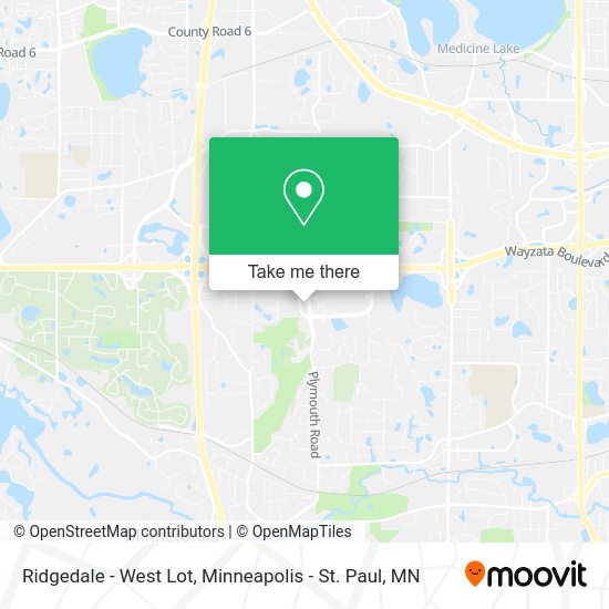 Ridgedale - West Lot map
