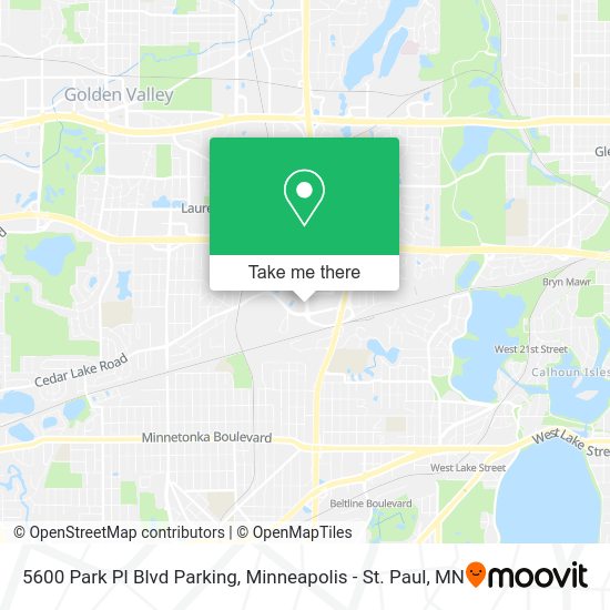 5600 Park Pl Blvd Parking map