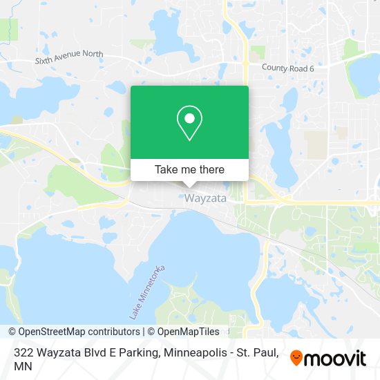 Mapa de 322 Wayzata Blvd E Parking