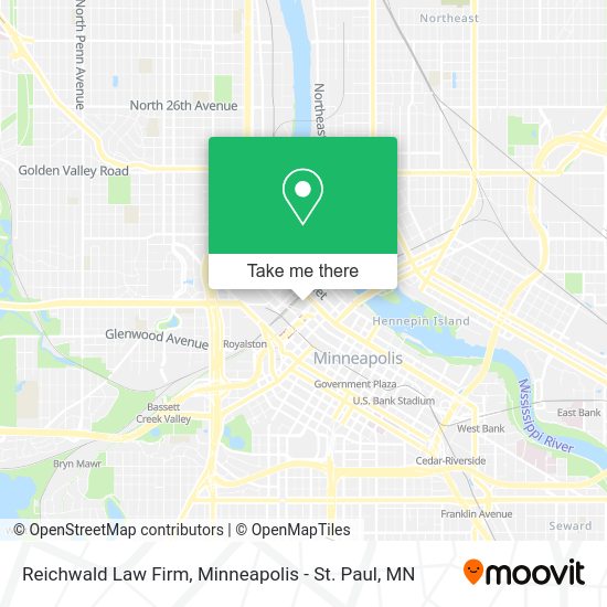 Reichwald Law Firm map