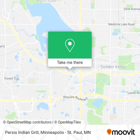Mapa de Persis Indian Grill