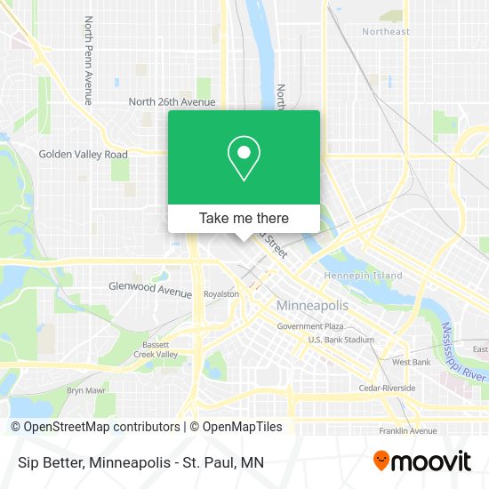 Sip Better map