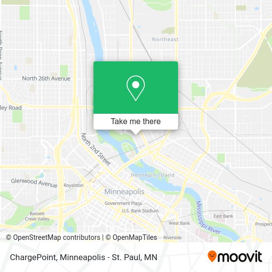 Mapa de ChargePoint
