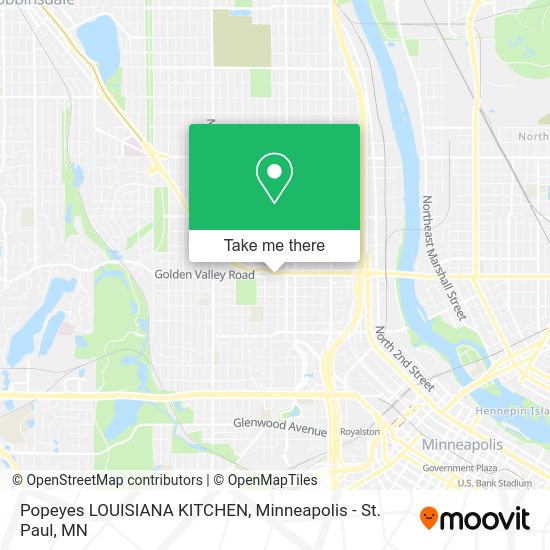 Mapa de Popeyes LOUISIANA KITCHEN