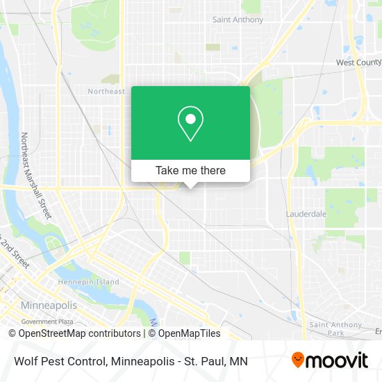 Mapa de Wolf Pest Control