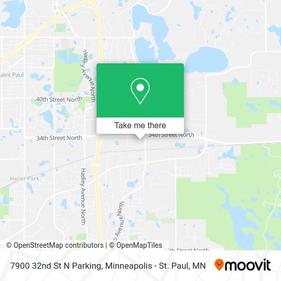 7900 32nd St N Parking map