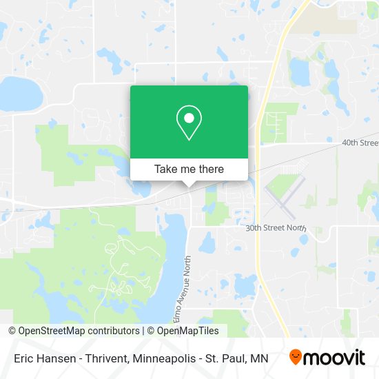 Eric Hansen - Thrivent map