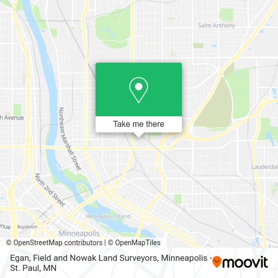 Mapa de Egan, Field and Nowak Land Surveyors