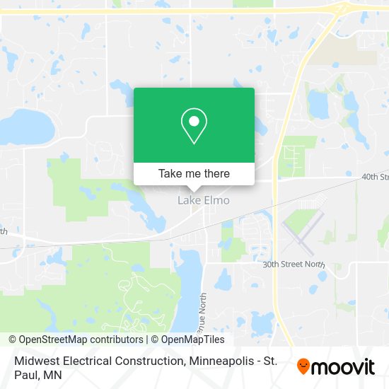 Midwest Electrical Construction map