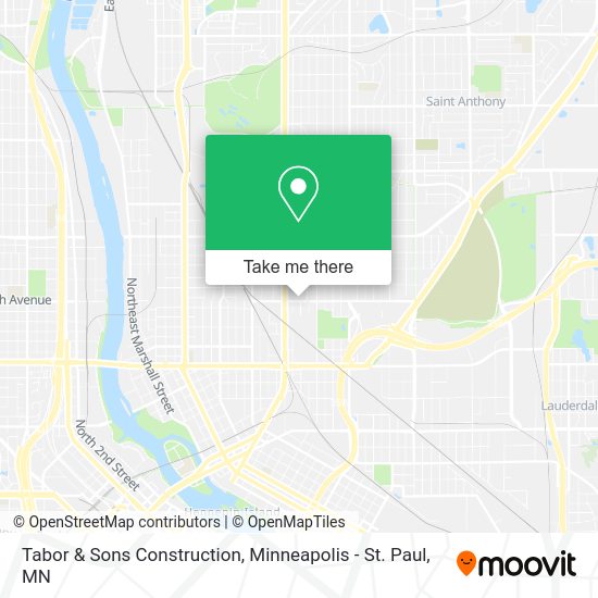 Mapa de Tabor & Sons Construction