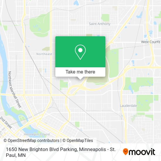 1650 New Brighton Blvd Parking map