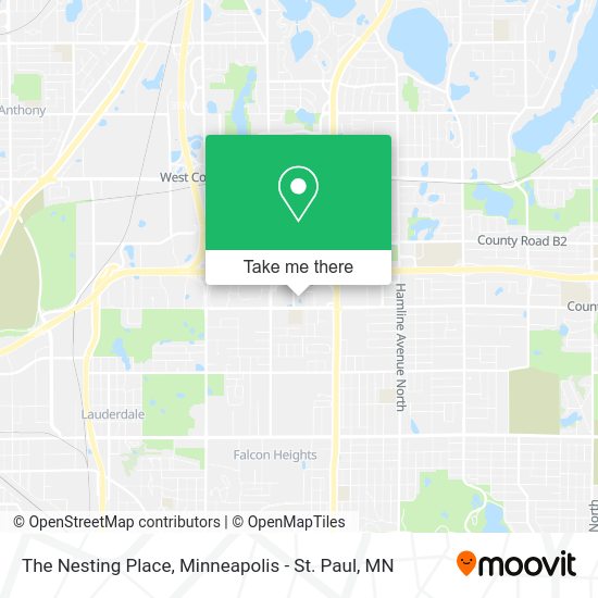 The Nesting Place map