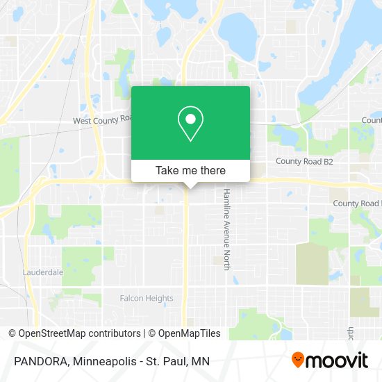 PANDORA map