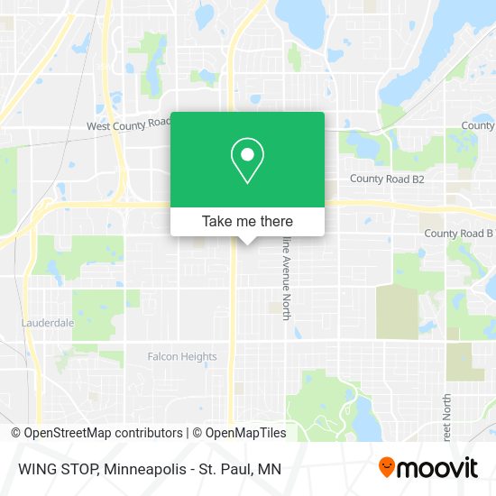 WING STOP map