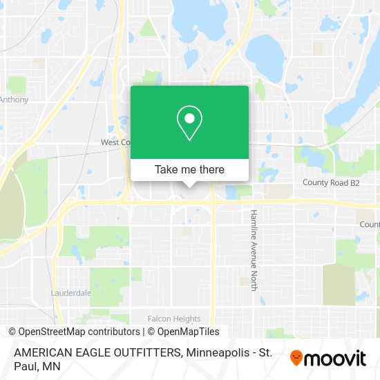 AMERICAN EAGLE OUTFITTERS map