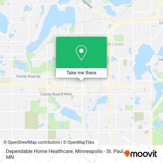 Dependable Home Healthcare map