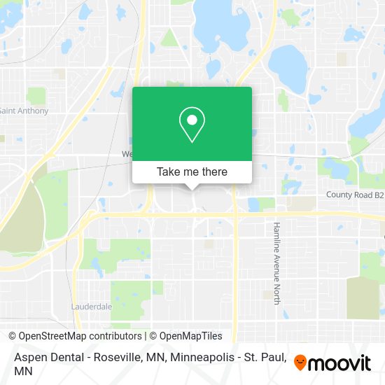 Aspen Dental - Roseville, MN map