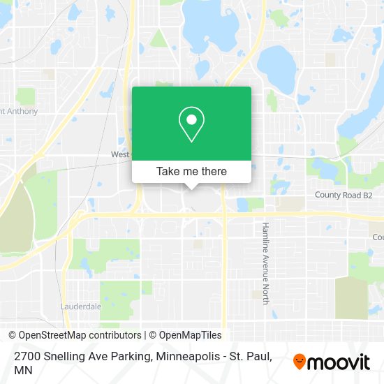 2700 Snelling Ave Parking map