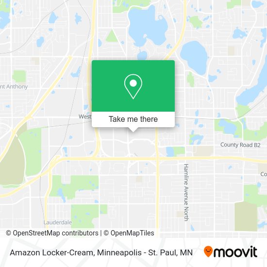 Mapa de Amazon Locker-Cream