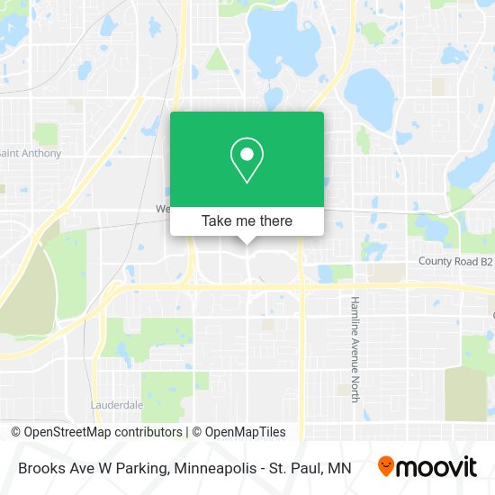 Brooks Ave W Parking map