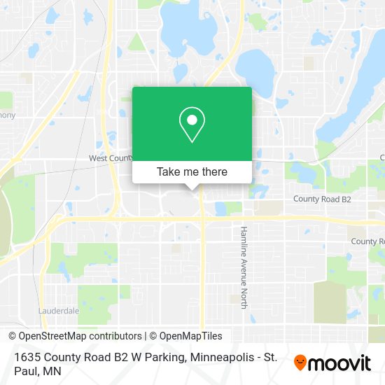 1635 County Road B2 W Parking map