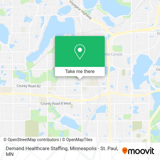 Demand Healthcare Staffing map