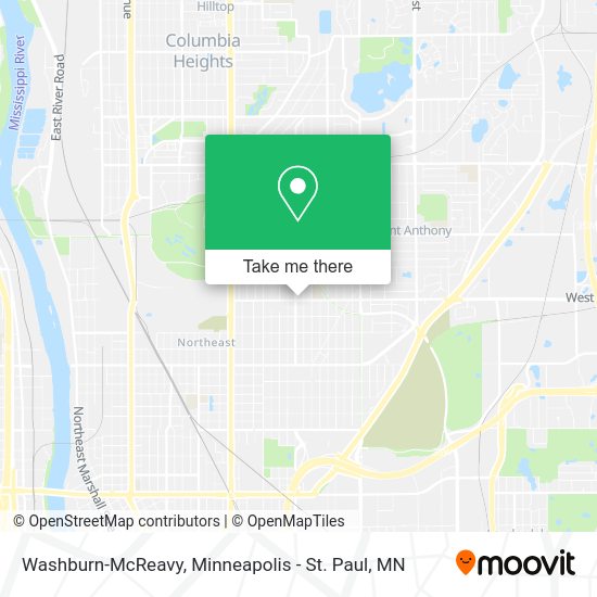 Washburn-McReavy map